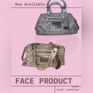 Elegant Gray Designer Handbag